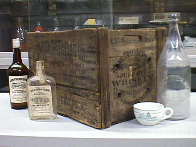 Fine Aged Monongahela Rye Whiskey Crate #3930