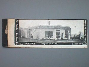 Saegertown matchbook cover.